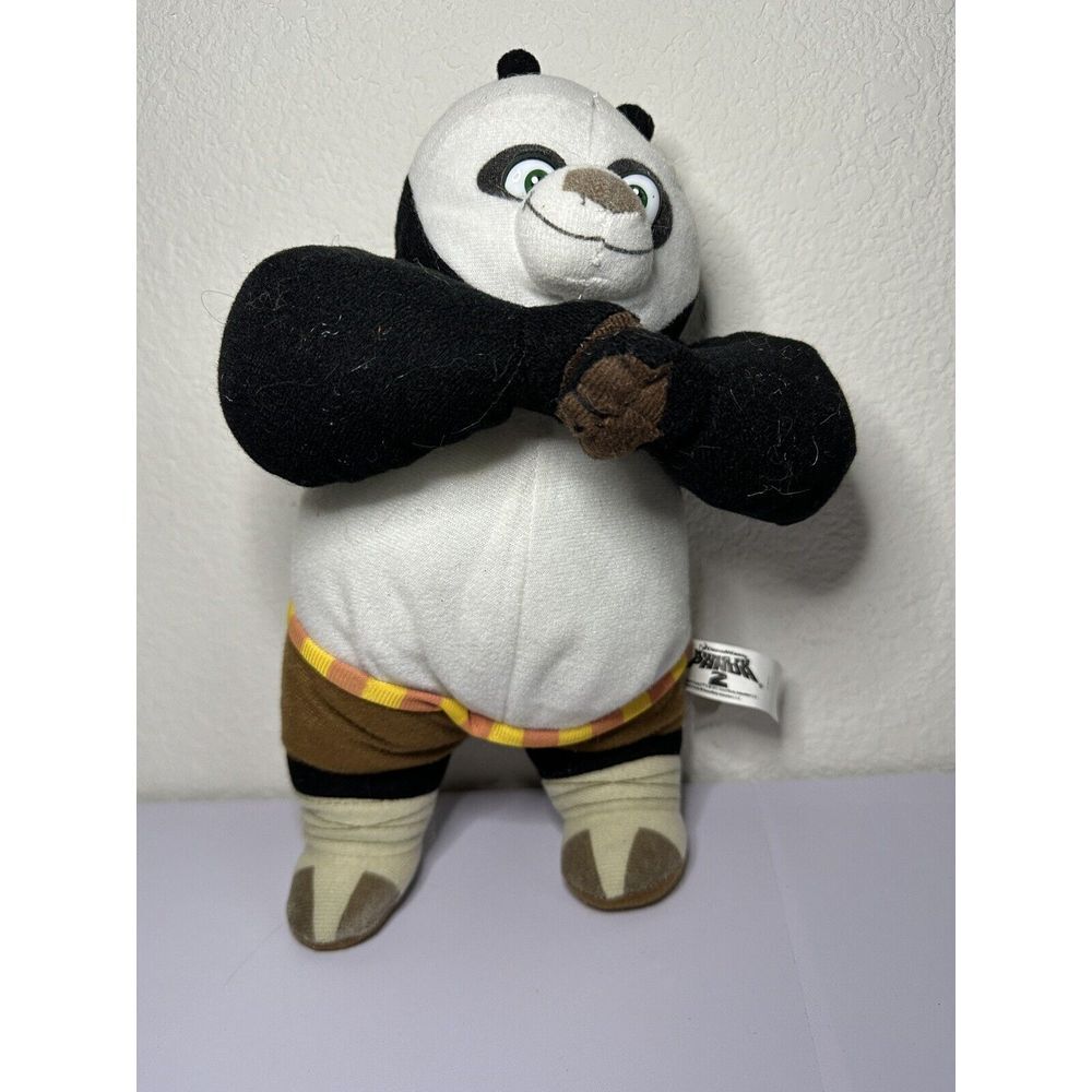12" Rare Authentic Kung Fu Panda Po Panda Plush Stuffed Animal 2008 DreamWorks‎